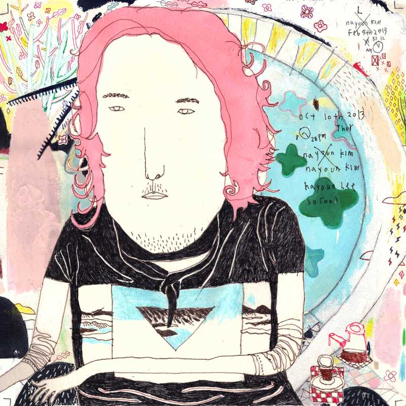 a guy with long hair